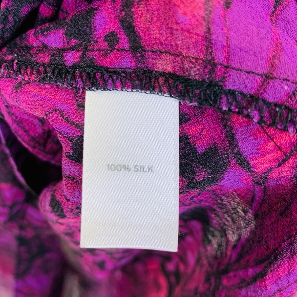 Hinge 100% Silk Sleeveless Blouse, XL - Picture 6 of 7